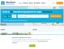 Tablet Screenshot of nieuwbouw-castricum.nl